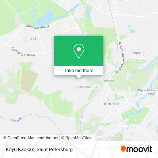 Клуб Каскад map