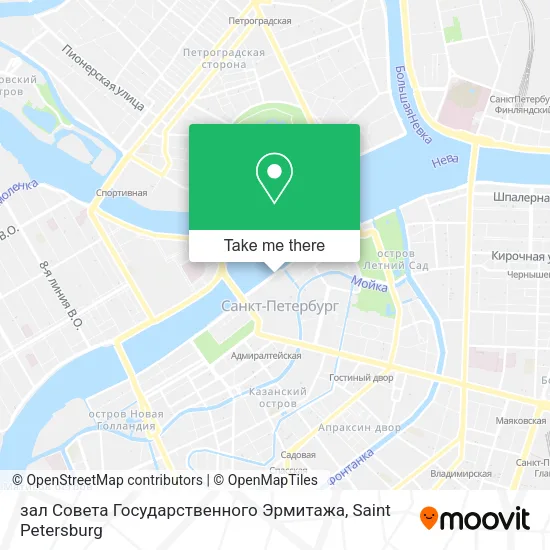 зал Совета Государственного Эрмитажа map