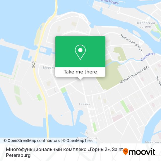 Многофункциональный комплекс «Горный» map