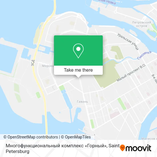Многофункциональный комплекс «Горный» map