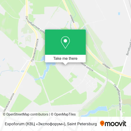 Expoforum (КВЦ «Экспофорум») map