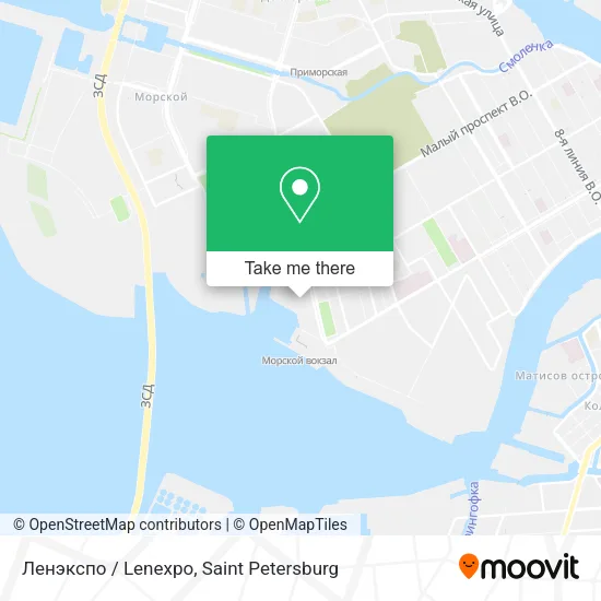 Ленэкспо / Lenexpo map