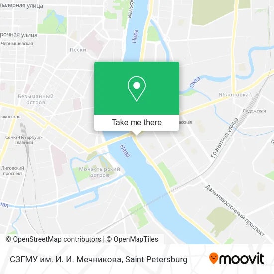 СЗГМУ им. И. И. Мечникова map