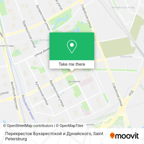 Перекресток Бухарестской и Дунайского map