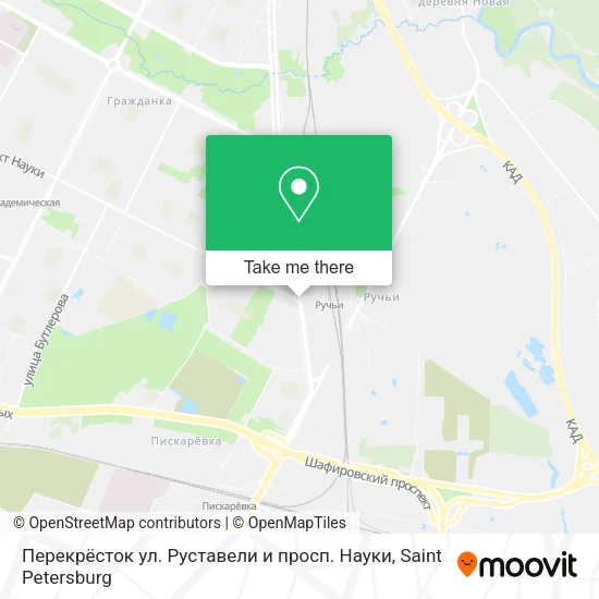 Перекрёсток ул. Руставели и просп. Науки map