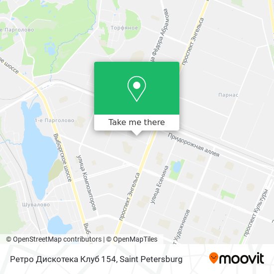 Ретро Дискотека Клуб 154 map