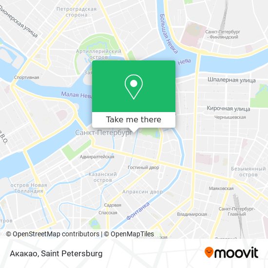 Акакао map