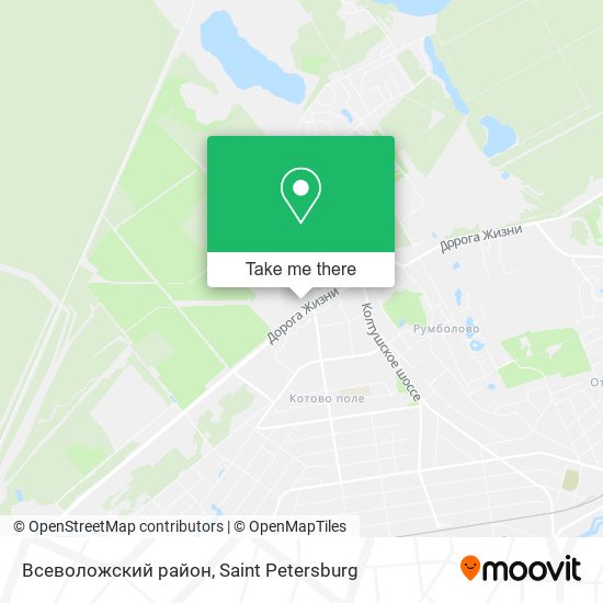 Всеволожский район map