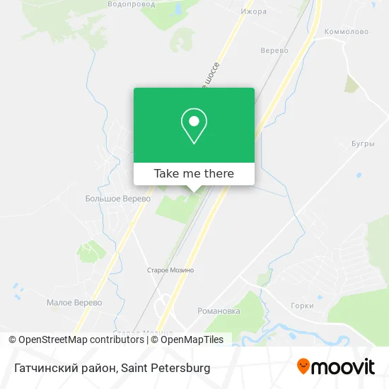 Гатчинский район map