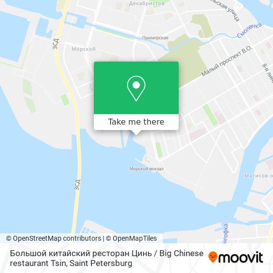 Большой китайский ресторан  Цинь  / Big Chinese restaurant Tsin map