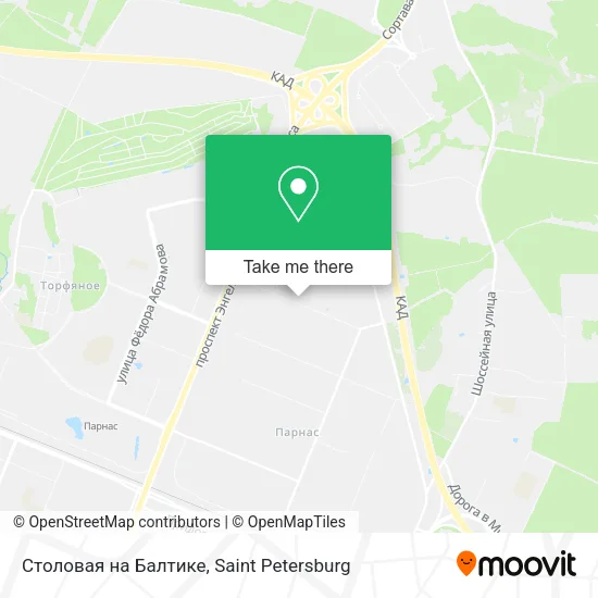 Столовая на Балтике map