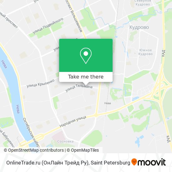 OnlineTrade.ru (ОнЛайн Трейд Ру) map