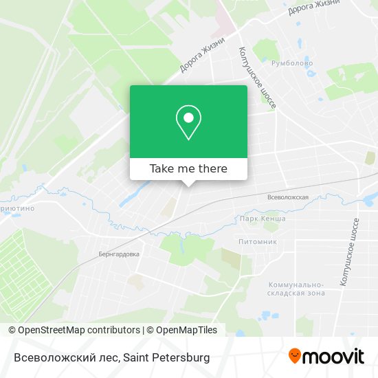 Всеволожский лес map