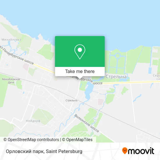 Орловский парк map