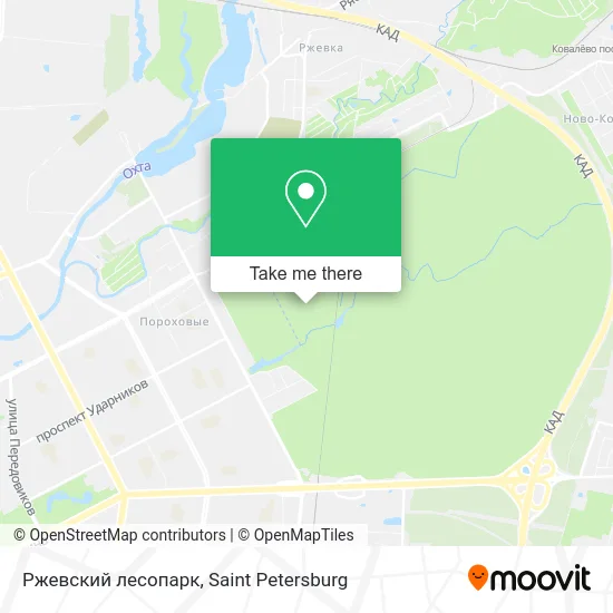 Ржевский лесопарк map