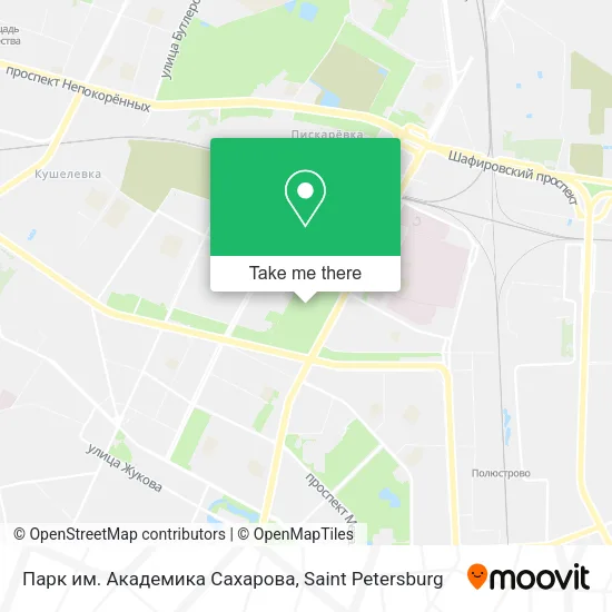 Парк им. Академика Сахарова map