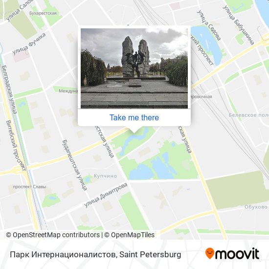 Парк Интернационалистов map