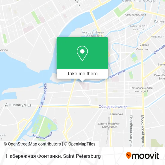 Набережная Фонтанки map