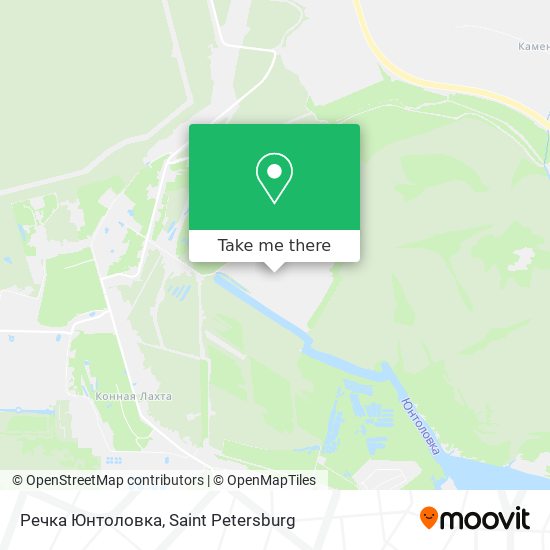 Речка Юнтоловка map