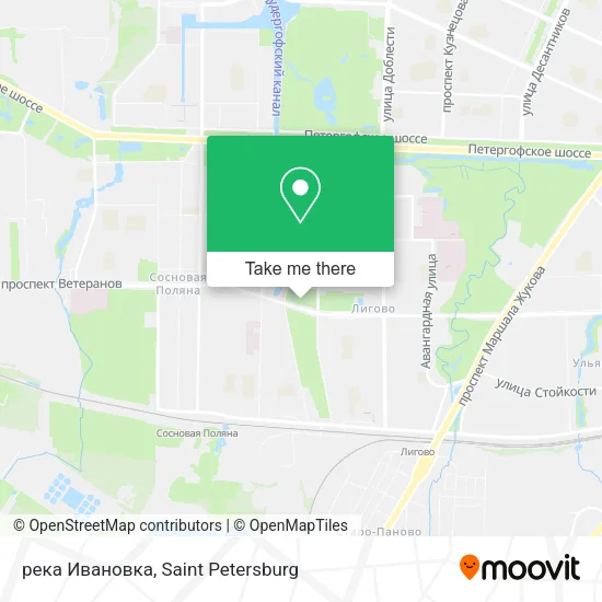 река Ивановка map