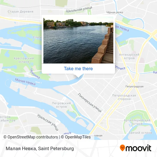 Малая Невка map