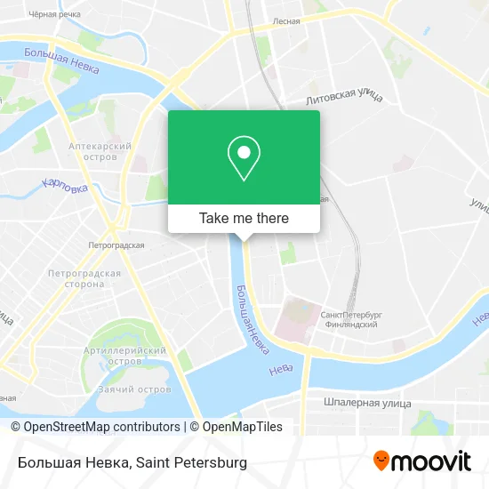 Большая Невка map