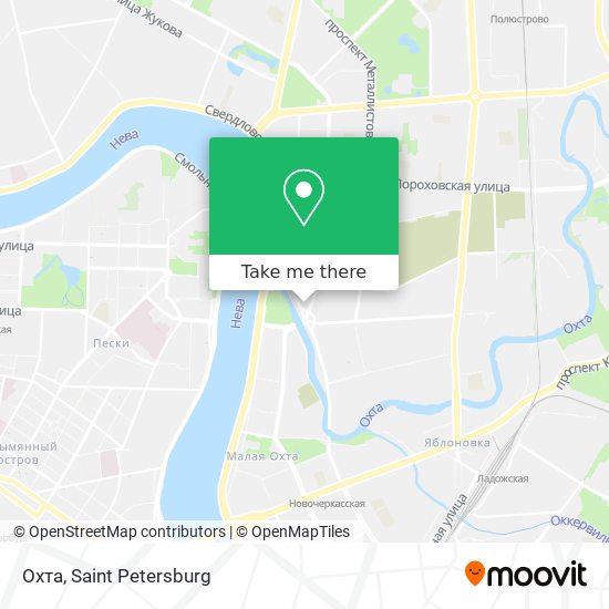 Охта map