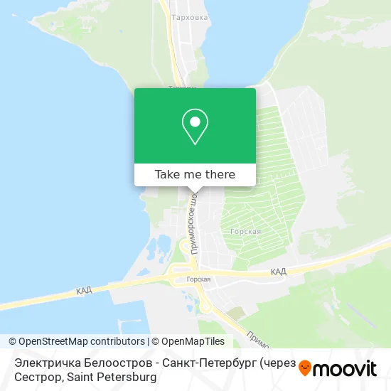 Электричка Белоостров - Санкт-Петербург map