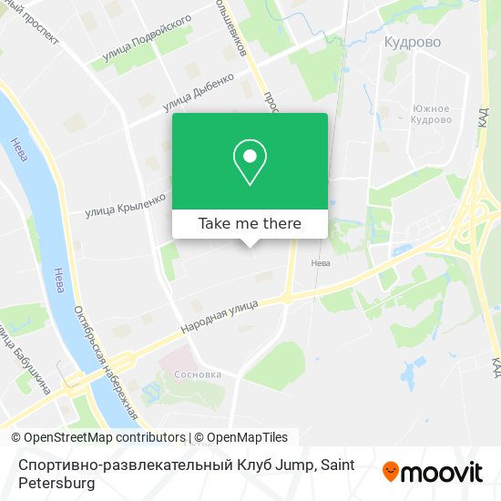 Спортивно-развлекательный Клуб Jump map