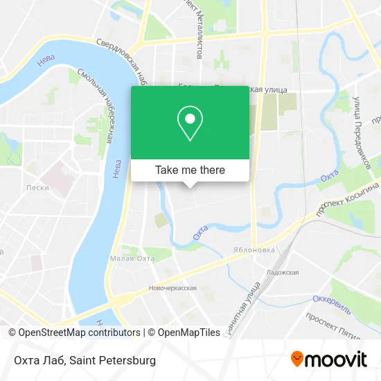 Охта Лаб map