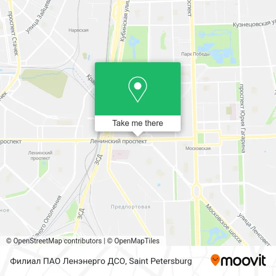 Филиал ПАО  Ленэнерго   ДСО map