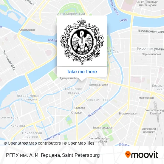 РГПУ им. А. И. Герцена map