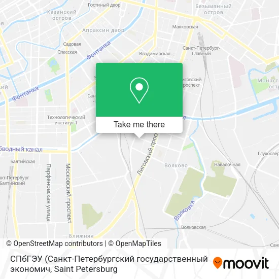 СПбГЭУ map