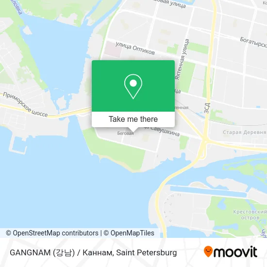 GANGNAM (강남) / Каннам map