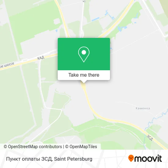 Пункт оплаты ЗСД map