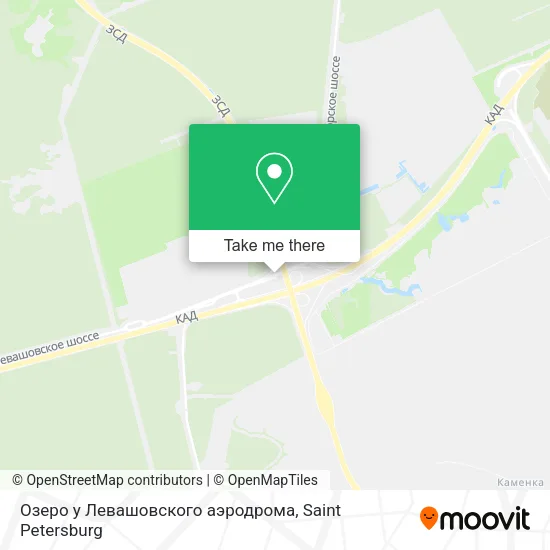 Озеро у Левашовского аэродрома map