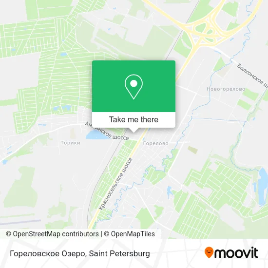 Гореловское Озеро map