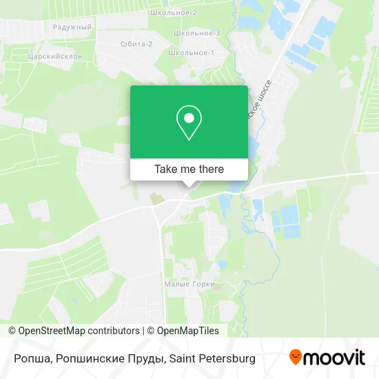 Ропша, Ропшинские Пруды map
