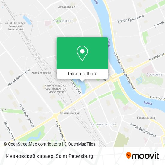 Ивановский карьер map