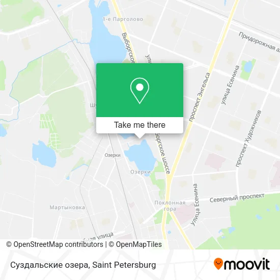 Суздальские озера map