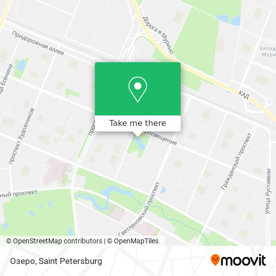 Озеро map