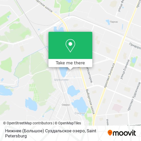 Нижнее (Большое) Суздальское озеро map