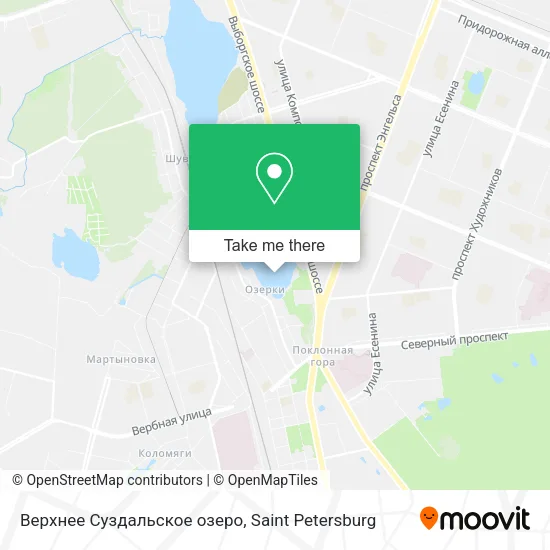 Верхнее Суздальское озеро map