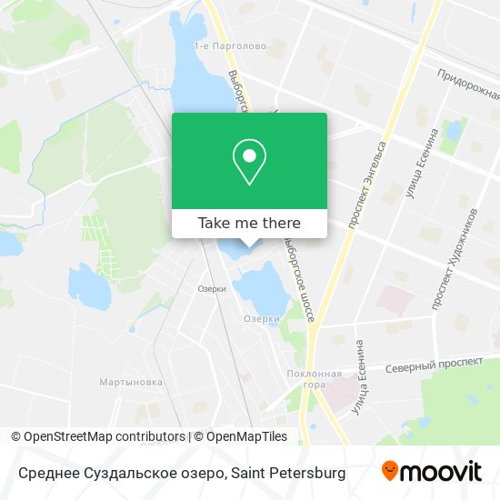 Среднее Суздальское озеро map