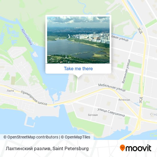 Лахтинский разлив map