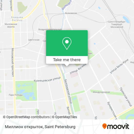 Миллион открыток map