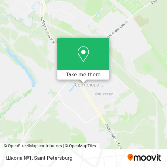 Школа №1 map
