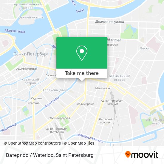 Ватерлоо / Waterloo map