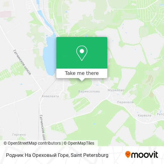 Родник На Ореховый Горе map