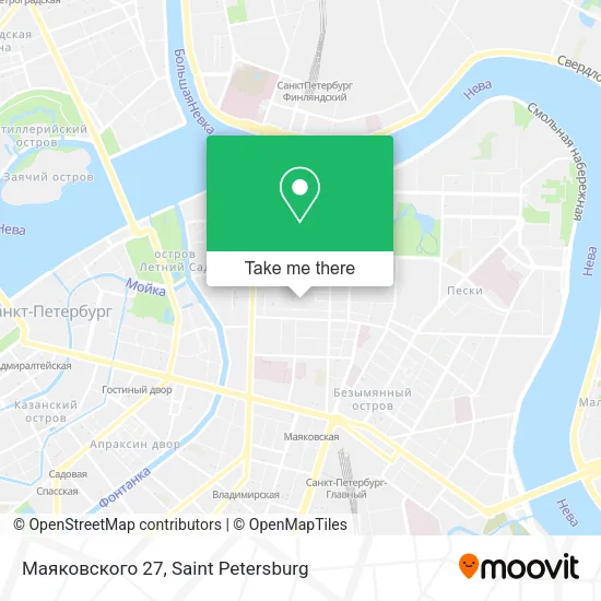 Маяковского 27 map